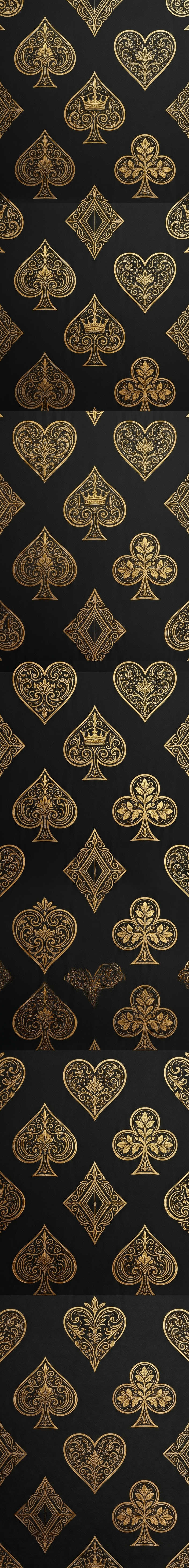 Poker gold design